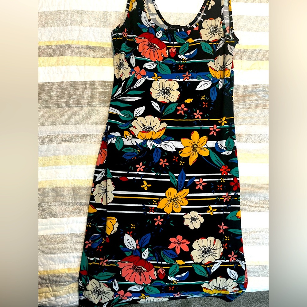 Cute Tropical Mini Dress